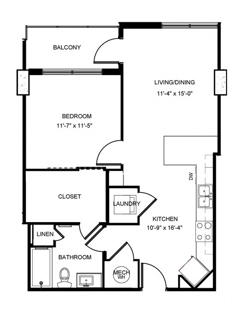 355 N Rosalind Ave Studio-2 Beds Apartment for Rent - Photo Gallery 28